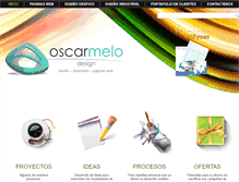 Tablet Screenshot of oscarmelodesign.com